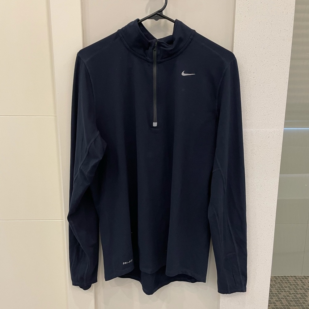 Nike Men’s Dri Fit Half Zip in Navy